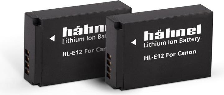 Produktbild Hähnel HL-E12, 2er Kamera-Akku ersetzt Original-Akku LP-E12 7.2 V 850 mAh (Kamera Akku)