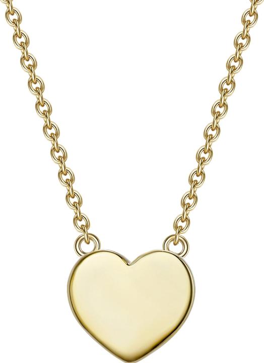 Glanzstücke München Damen Herz Sterling Silber gelbgold 40,0 cm Basiskette + 5,0 cm Verlängerung - 9044 (Sterling Silber, 40 - 45 cm)