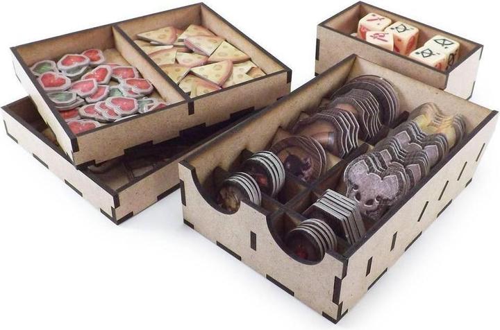 Produktbild Feldherr MAUS - Brettspiel Organizer für und Mystik und Erweiterung Herz des Glürm (Holz)