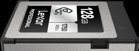 Actual product image Lexar Professional Silver Series (128 GB, CFexpress type B)