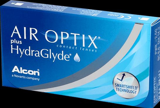 Air Optix plus HydraGlyde (3 Stück, Monatslinse, Sphärisch)