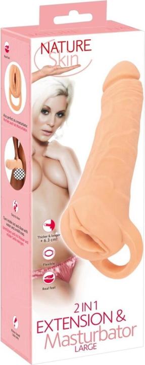 Produktbild Nature Skin 2in1 Extension + Masturbator