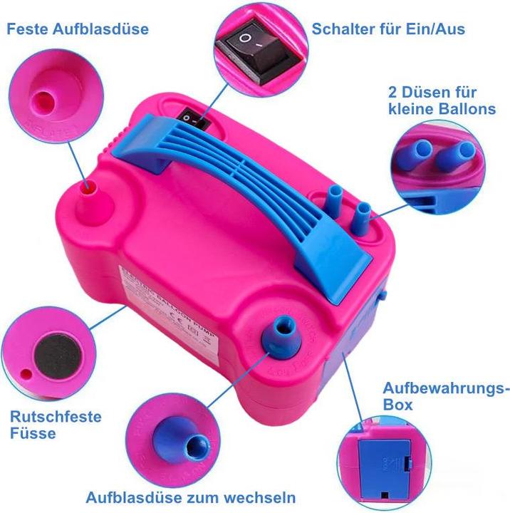 Image du produit Hermex Pompe à air électrique pour ballon Pompe pour ballon