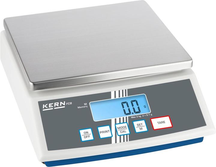 Image du produit Kern Balance de table avec fonction de comptage 12 kg / résolution 1 g, calibrée DKD/DAkkS