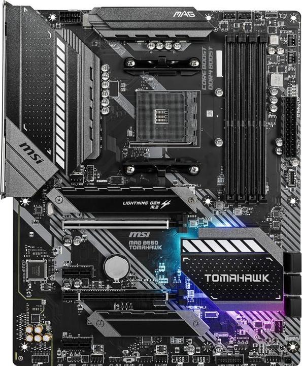 Produktbild MSI MAG B550 TOMAHAWK (AM4, AMD B550, ATX)