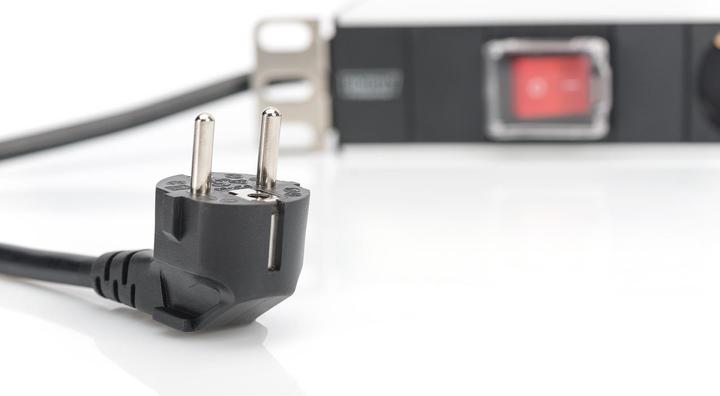 Actual product image Digitus Socket strip with aluminium profile (7 x, CEE 7/3, 2 m)