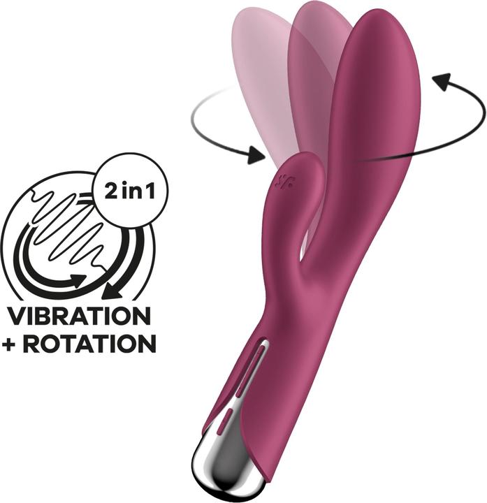 Actual product image Satisfyer Spinning Rabbit 1 Stimulation Of The Clitoris And The Red G-Spot