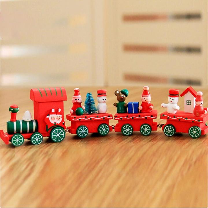 Image du produit Cover-Discount Christmas Train Décoration de Noël rouge