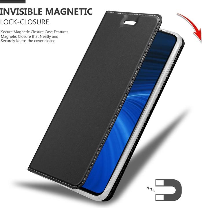 Actual product image Cadorabo Classy Book Case for Realme X2 PRO / Oppo Reno Ace (Oppo Reno Ace)