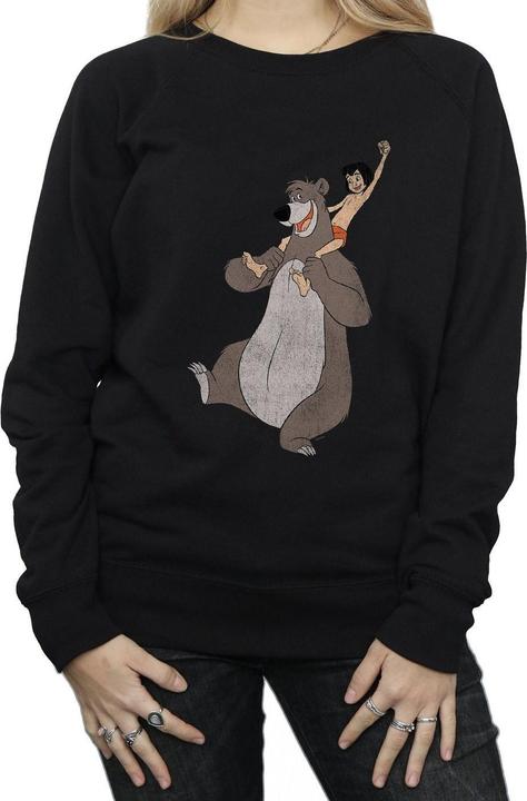 Actual product image Disney Womens/Ladies Classic Mowgli And Baloo Sweatshirt (S)