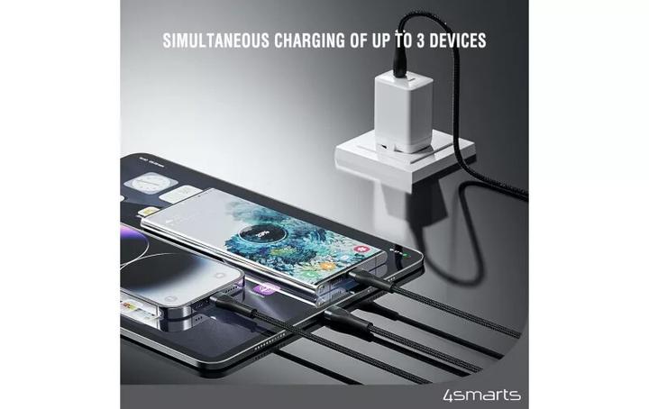 Actual product image 4smarts 3in1 (1.50 m, USB 2.0)