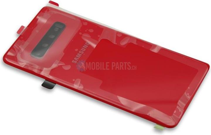 Actual product image Samsung Original Galaxy S10 Plus back cover red (Galaxy S10+)