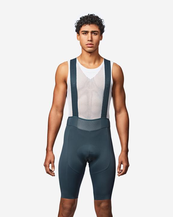 Van rysel Rennrad Radhose mit Trägern Sommer kurz Herren RCR 4 grün