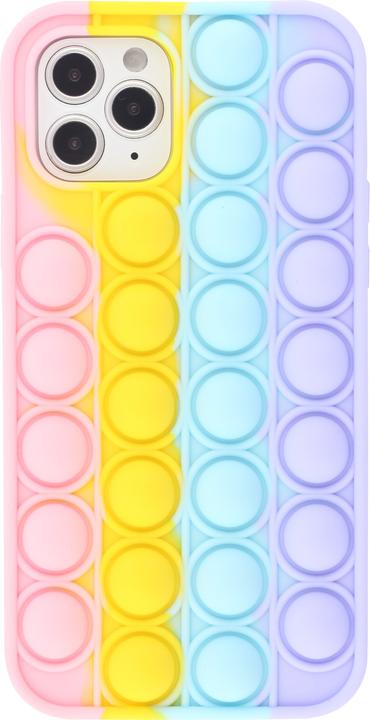 Image du produit PhoneLook Coque Silicone jeu éclate bulles anti-stress arc-en-ciel (Apple iPhone 12 Pro Max)