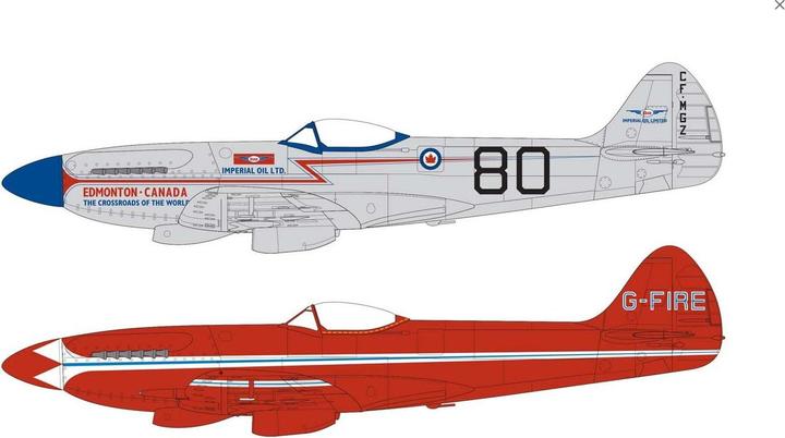 Immagine prodotto Airfix Kit Supermarine Spitfire MkXIV Race 1:48