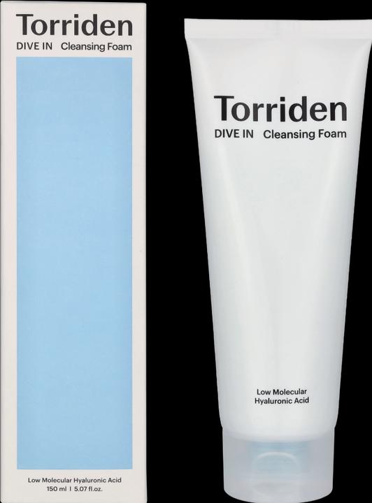 Immagine prodotto Torriden DIVE-IN Schiuma detergente all'acido ialuronico a basso contenuto molecolare (Schiuma, 150 ml)