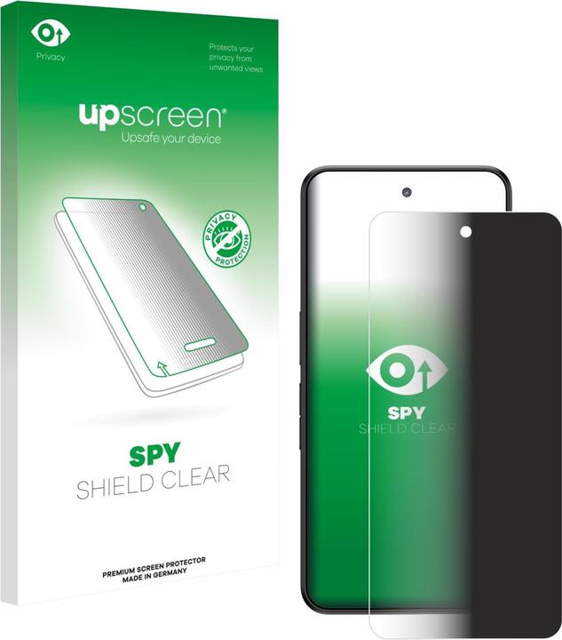 Actual product image upscreen Spy Shield Privacy Protector