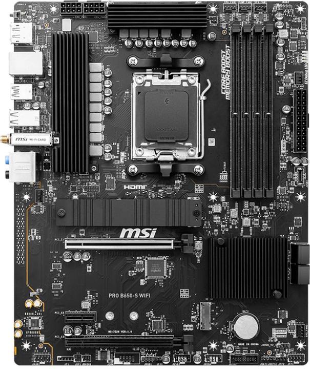 Immagine prodotto MSI PRO B650-S WIFI (AM5, AMD B650, ATX)