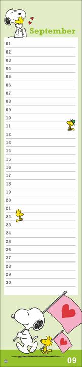 Image du produit Calendrier d'anniversaire Peanuts (11 x 49 cm, Couverture rigide, Allemand)