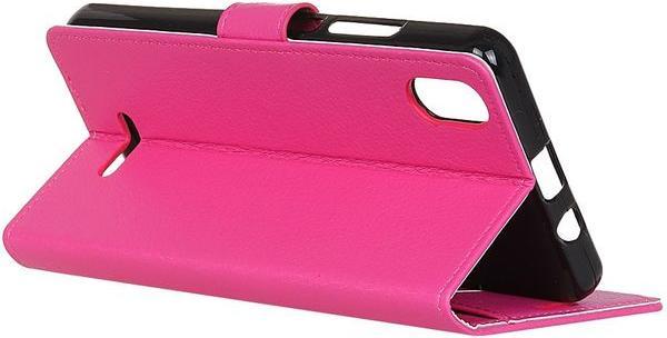 Produktbild MU Classic Litchi Leder Bookcover Series (Wiko Y61)