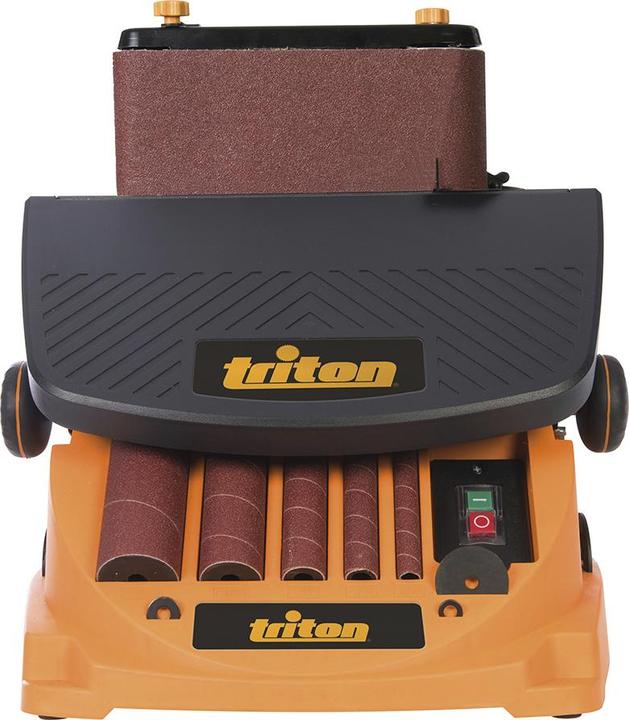 Produktbild Triton Tools Oszillierender Spindel- und Bandschleifer (Bandschleifer, Schwingschleifer, 450 W)