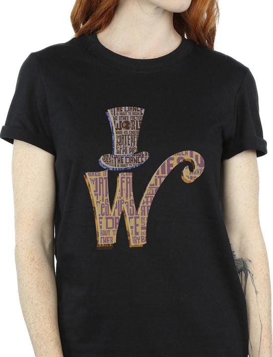 Produktbild Willy Wonka & the Chocolate Factory W Logo Hat TShirt (4XL)