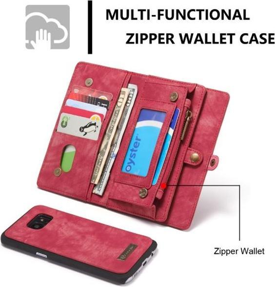 Immagine prodotto Caseme Portafoglio in pelle con copertura in plastica (Samsung Galaxy S7 Edge)