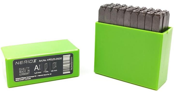 Produktbild Neriox Schlagbuchstabensatz