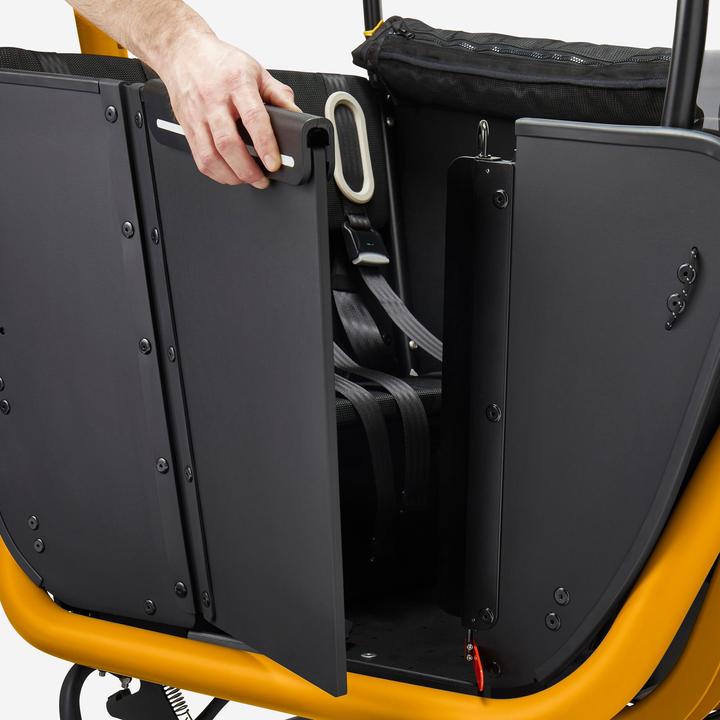 Image du produit Btwin Vélo utilitaire électrique Cargobike Long John F900E Family jaune