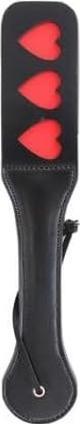 Actual product image Fetish Addict Paddle Racket made of Vegan Leather with Hearts 32cm 200g