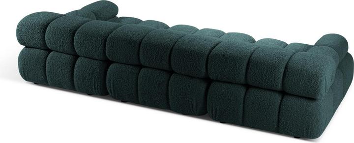 Actual product image Micadoni Velvet Modular Sofa, "Bellis", 3 Seats, 282x94x70 Made in Europe (2 person sofa, 3-seater, 4-seater)
