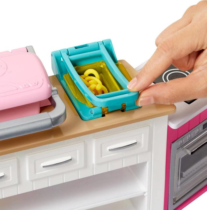 Actual product image Barbie Deluxe kitchen play set & doll