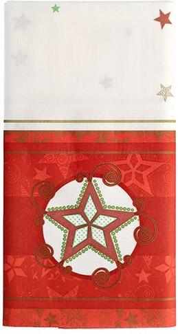 Produktbild Papstar Tischdecke "Heavenly Stars" (180 x 120 cm)