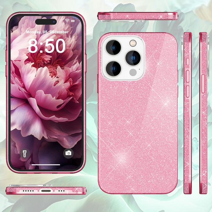 Produktbild Nalia Glitzer Hülle (Apple iPhone 15 Pro)