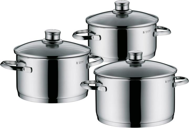 WMF Saphir 3-teilig (16 cm, Bräter + Schmortopf, Kochtopf)