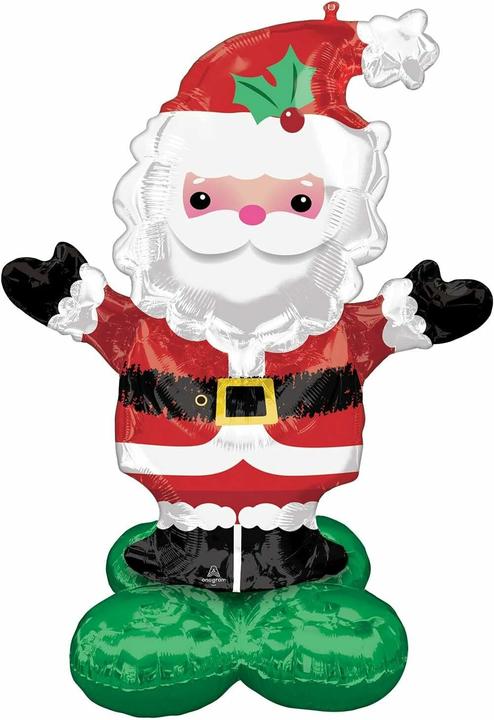 Produktbild Magni 4295211 - Folienballon Christmas Santa, 101 x 114 cm, AirLoonz Ballon, Weihnachten, Deko (3 x)