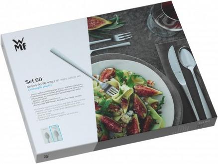 Produktbild WMF Evoque Cromargan Protect 60-Teilig Besteck-Set (60 Stück, Besteck Set)