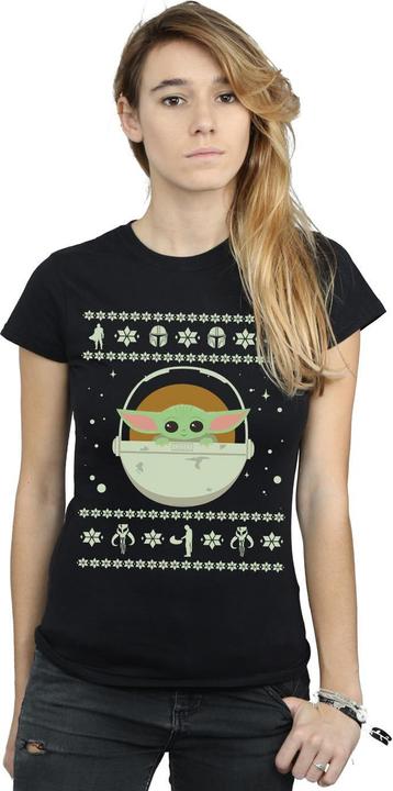 Produktbild Star Wars The Mandalorian The Child Christmas TShirt (XL)