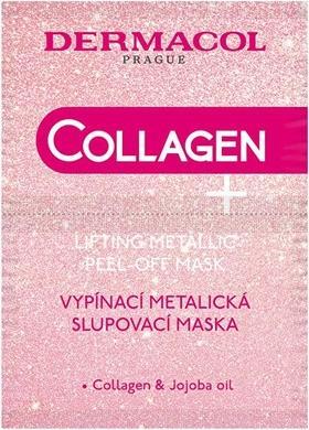 Dermacol Collagen+ Lifting Metallic Peel-Off Mask - PleÅ¥ovÃ¡ maska (15 ml)