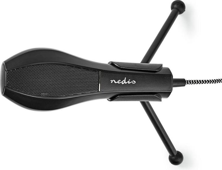Image du produit Nedis Microphone à utiliser par : Ordinateur de bureau/portable Câblé 1x USB