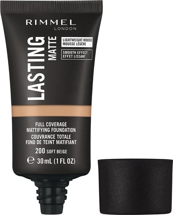 Produktbild Rimmel London LASTING MATTE foundation #200-soft beige (200 Soft Beige)