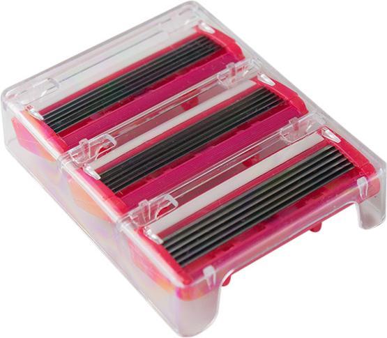 Actual product image JTI Razor with replaceable blades in a storage box - Red