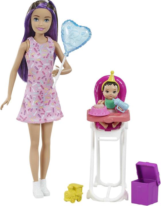 Barbie Skipper Babysitter Spielset - Braunes Haar