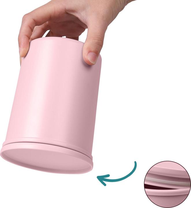 Actual product image Awave Food storage container 500 ml, with rPET, rosé (0.50 l)