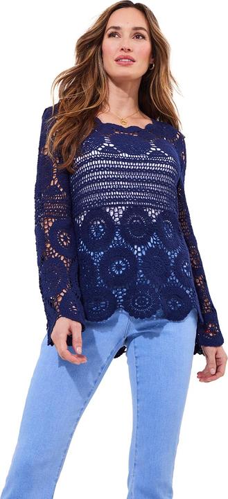 Actual product image Joe Browns Long Sleeve Crochet Jumper (L)