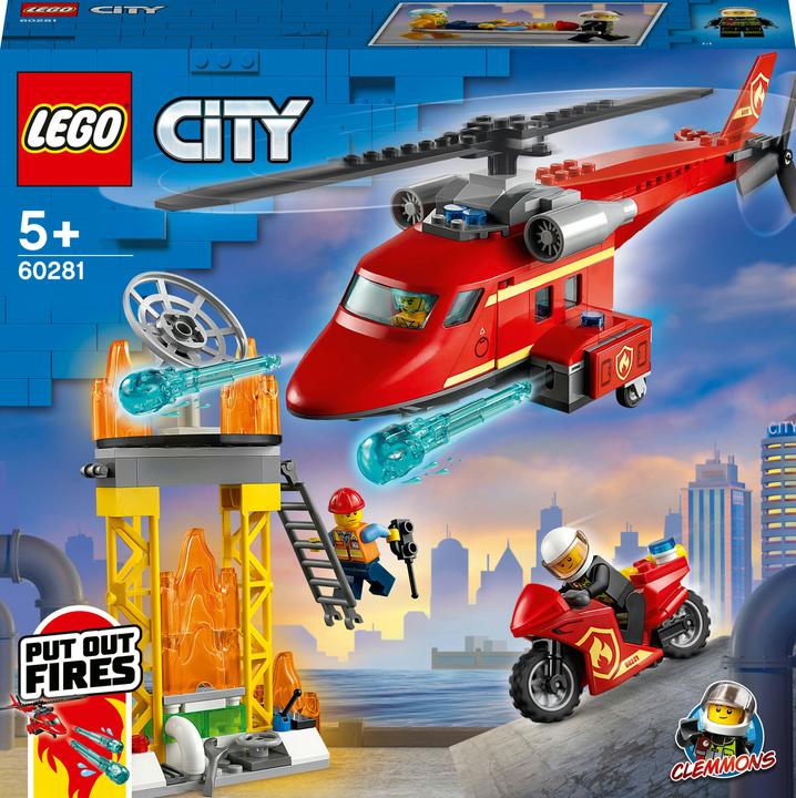 Produktbild LEGO Feuerwehrhubschrauber (60281, LEGO City)