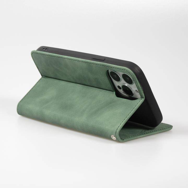 Immagine prodotto PhoneLook Custodia in pelle Flip Wallet Vintage con chiusura magnetica e porta carte di credito (Apple iPhone 15 Pro Max)