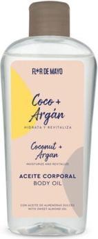 Image du produit Flor De Mayo Huile corporelle hydratante à la noix de coco et à l'argan 200ml (Huile pour le corps, 200 ml)