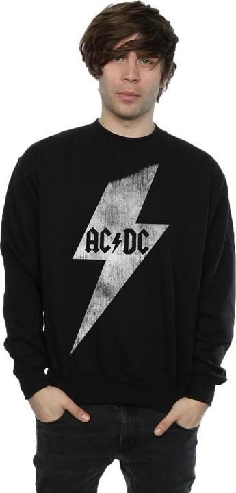 Actual product image AC/DC Mens Lightning Bolt Cotton Sweatshirt (L)