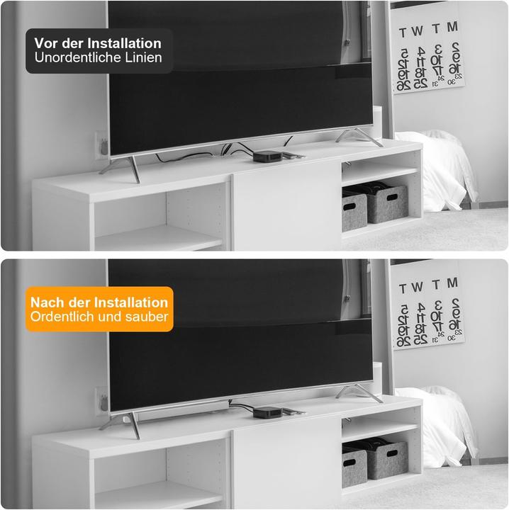 Image du produit Novidarte Kit de chemins de câbles en plastique (Conduit)